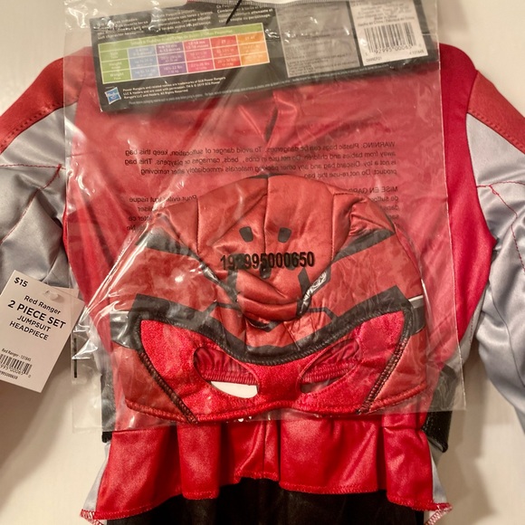 Power Rangers *Red Ranger* Toddler Costume - Picture 4 of 4